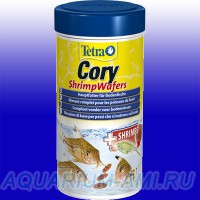 Корм для сомиков TETRA Cory Shrimp Wafers 100 ml (пластинки)  корм для донных рыб